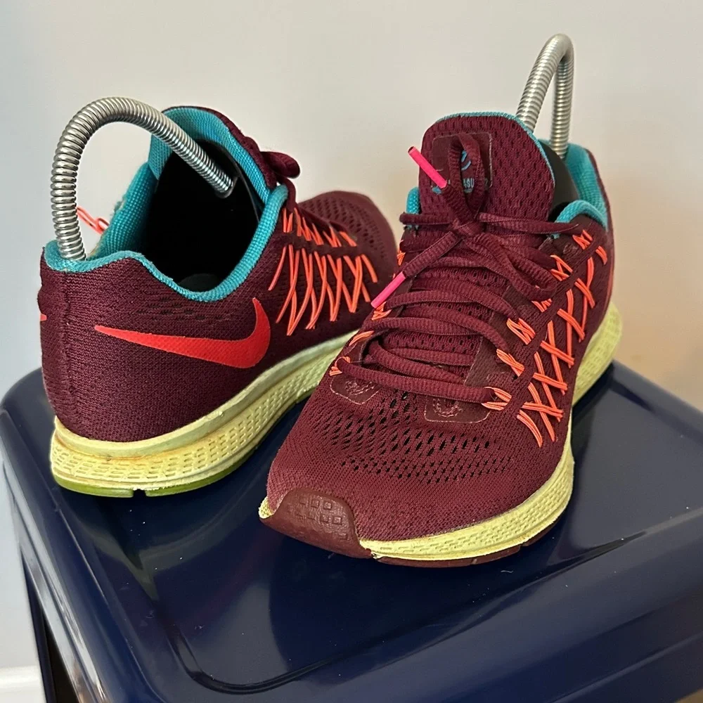Nike Burgundy and Red Sneakers